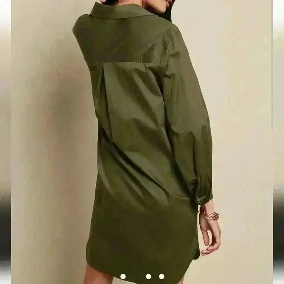 Banana Republic Twill Mini Shirtdress - Picture 3 of 8